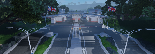 High-detail Roblox British Army base with realistic barracks and training grounds