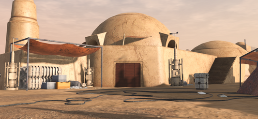 Star Wars Custom Roblox Map Blender High Poly Realistic Tatooine 